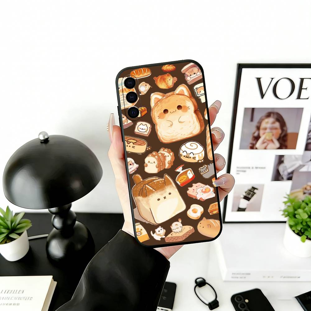 Cute Bread Illustration Phone Case Black Silicone Soft For Samsung Galaxy A73,A72,A71,A70,A53,A52,A51 Samsung a40
Cute Bread Illustration Phone Case Black Silicone Soft For Samsung Galaxy A73,A72,A71,A70,A53,A52,A51 Samsung a40