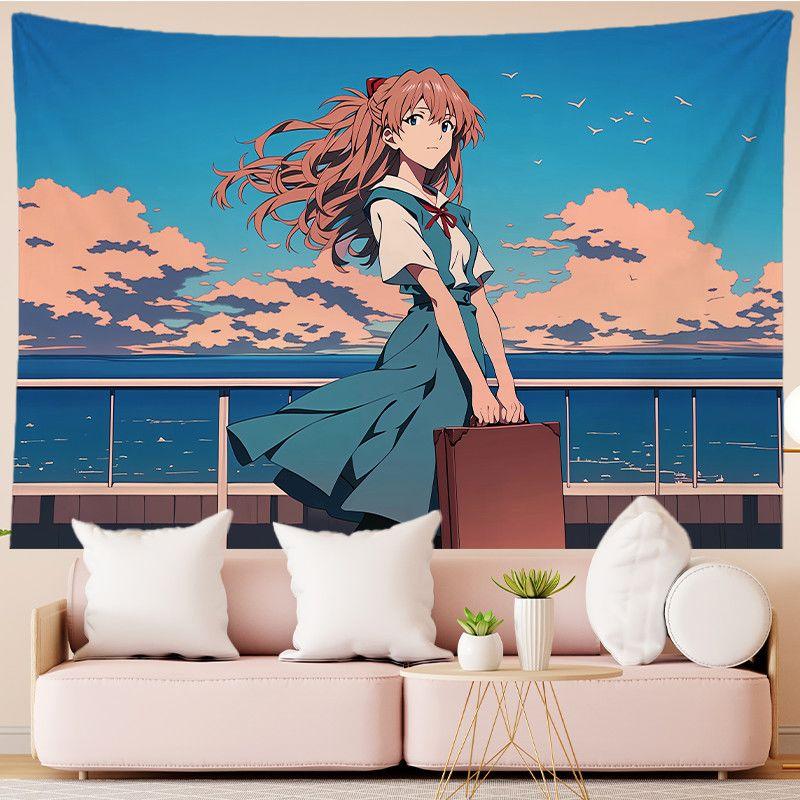 Asuka background hanging Tapestry animation Tapestry Evangelion student dormitory bedroom Tapestry Bedside decorative Tapestry 74x94cm(29x37in)
Asuka background hanging Tapestry animation Tapestry Evangelion student dormitory bedroom Tapestry Bedside decorative Tapestry 74x94cm(29x37in)
