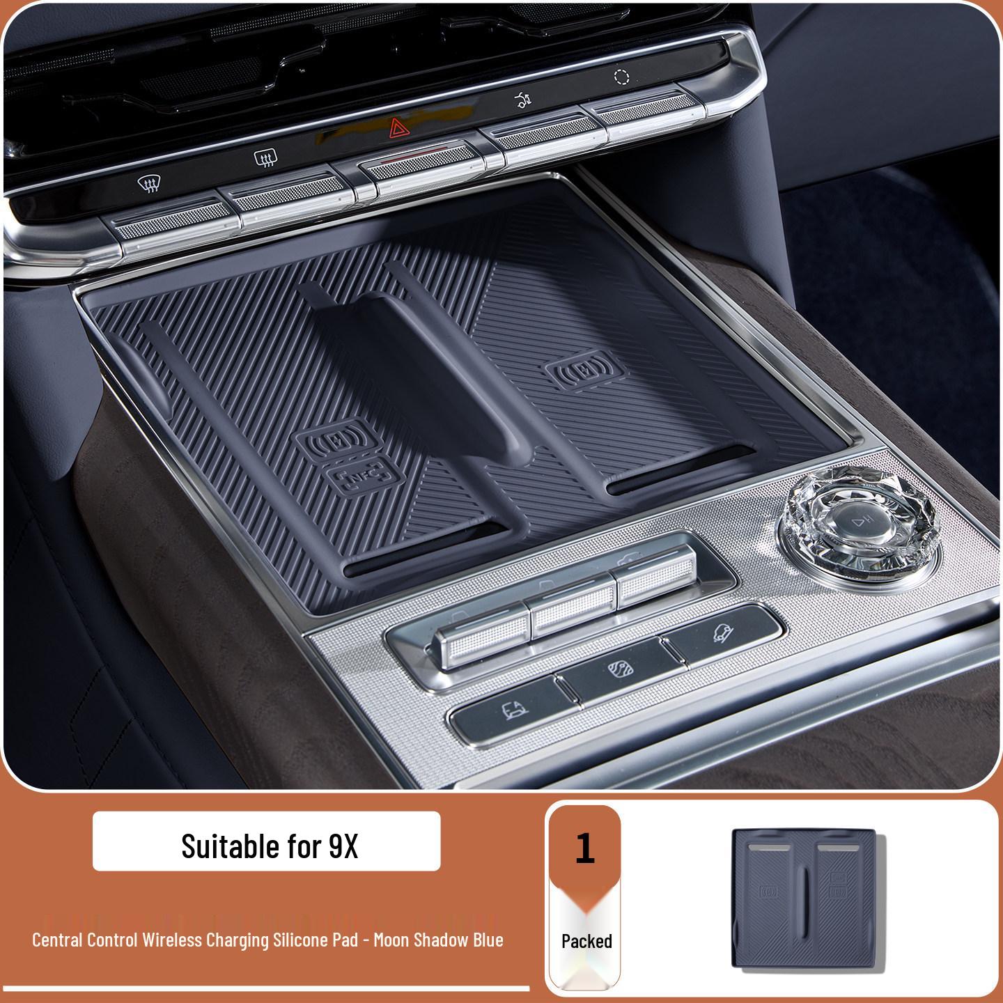 Zeekr 9X Wireless Charging Silicone Anti-slip Pad - Center Console Dustproof Interior Accessory
Zeekr 9X Wireless Charging Silicone Anti-slip Pad - Center Console Dustproof Interior Accessory