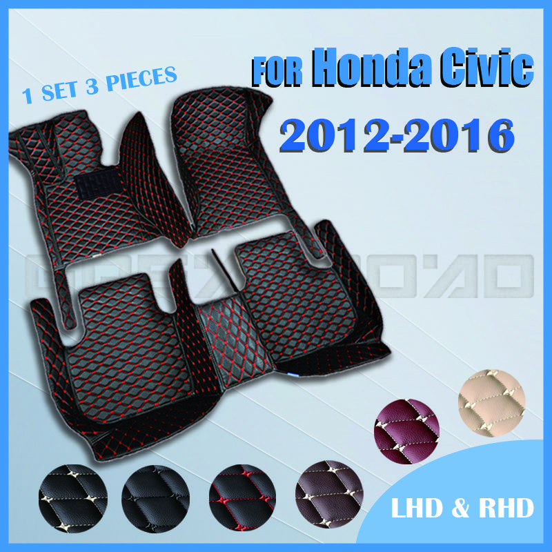 Автомобильные коврики для Honda Civic 2012 2013 2014 2015 2016 Изготовленные на заказ автомобильные ковры для ног
Автомобильные коврики для Honda Civic 2012 2013 2014 2015 2016 Изготовленные на заказ автомобильные ковры для ног