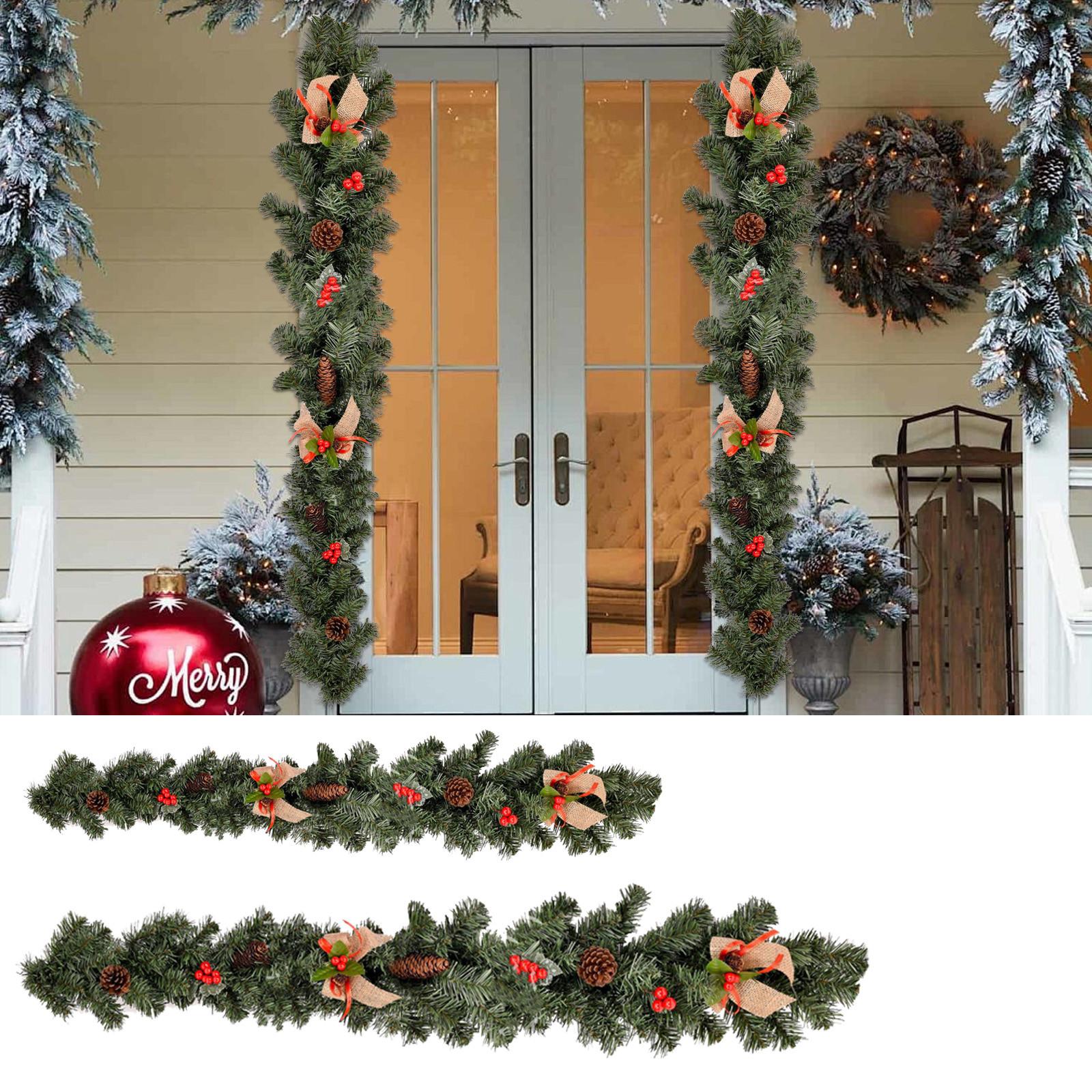 Christmas Fruit Vine With Red-denuded Decorative Vine One Size 
Christmas Fruit Vine With Red-denuded Decorative Vine One Size