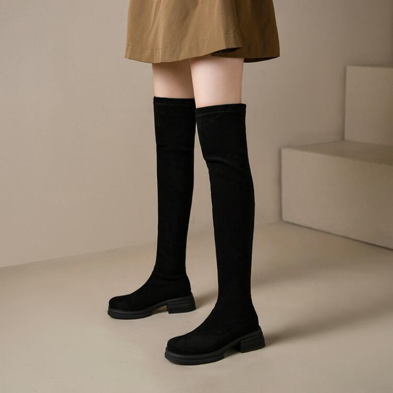 Spring and Autumn European and American over-knee boots women s non-slip rubber platform large size medium heel women s boots round head squa 39
Spring and Autumn European and American over-knee boots women s non-slip rubber platform large size medium heel women s boots round head squa 39