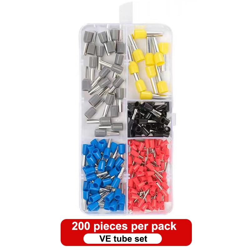 200/450Pcs Durable Wire Connect Insulated Connector Crimp Terminator Cold Pressed Insulated Termina E0508
200/450Pcs Durable Wire Connect Insulated Connector Crimp Terminator Cold Pressed Insulated Termina E0508