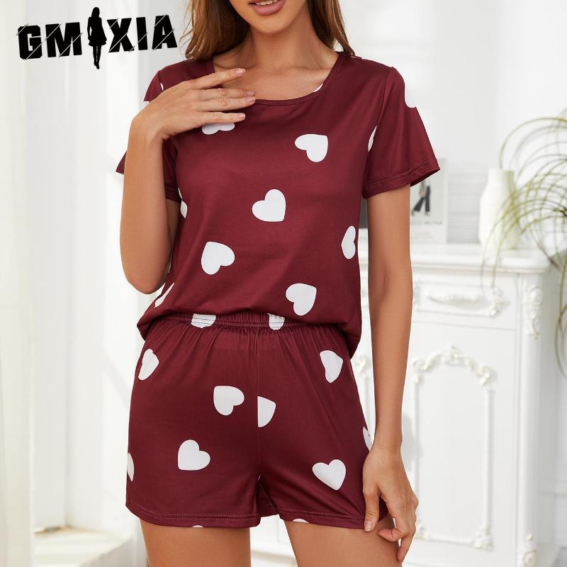GMXIA Женская домашняя одежда летняя тонкая с принтом «Любовь» с короткими рукавами и шортами, пижама из двух частей XXL малиновый
GMXIA Женская домашняя одежда летняя тонкая с принтом «Любовь» с короткими рукавами и шортами, пижама из двух частей XXL малиновый