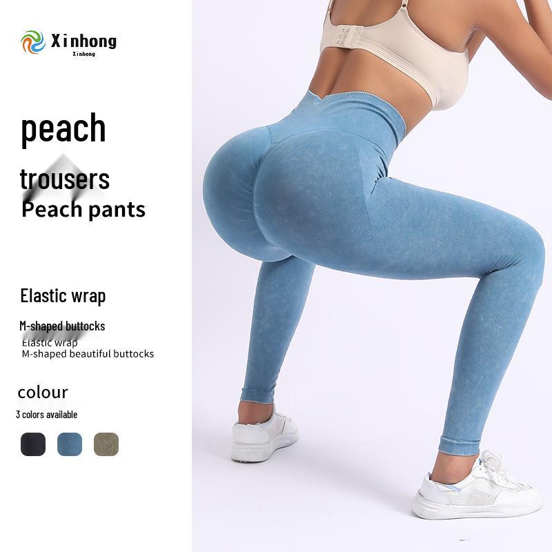 Cross-border Peach European & American Seamless Butt-lifting Breathable High-Waisted Women s Yoga Leggings Large синій
Cross-border Peach European & American Seamless Butt-lifting Breathable High-Waisted Women s Yoga Leggings Large синій