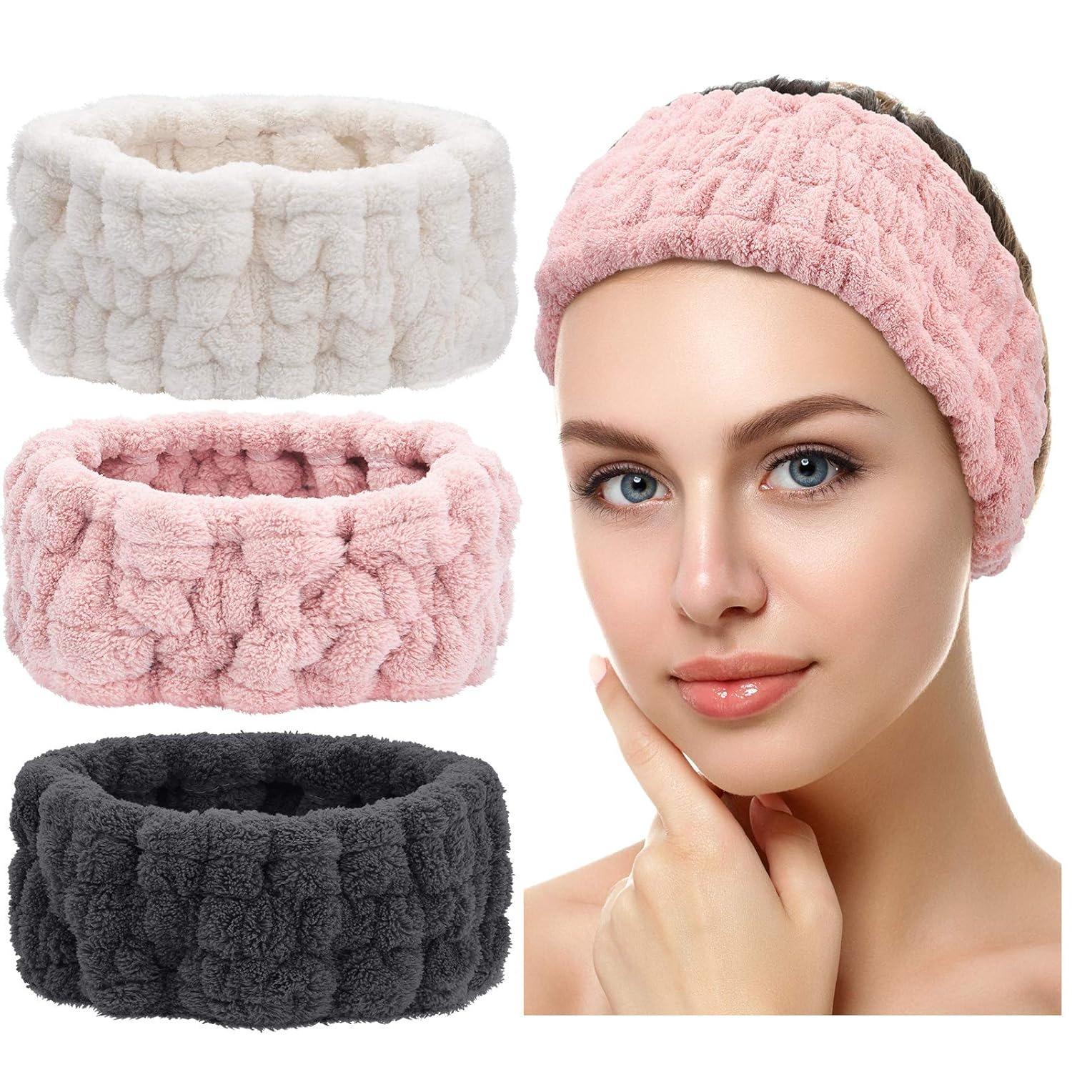 Spa Headbands for Washing Face or Facial, Set of 2 Skincare Headbands, Terry Cloth Headband Wash Combo
Spa Headbands for Washing Face or Facial, Set of 2 Skincare Headbands, Terry Cloth Headband Wash Combo