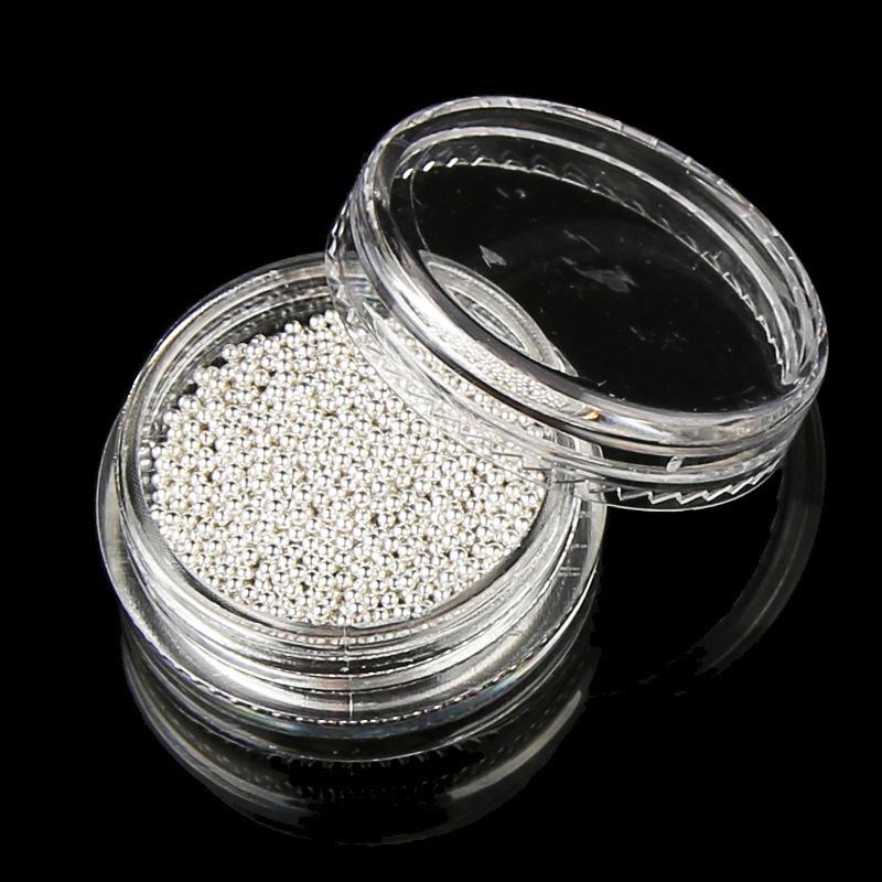 1mm Gold/Silver Steel Micro Beads for Nail Art, 2.5g Bottle
1mm Gold/Silver Steel Micro Beads for Nail Art, 2.5g Bottle
