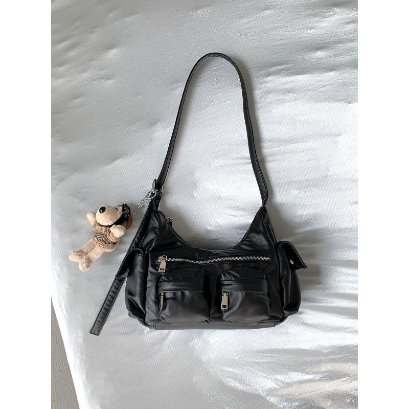 Мягкая кожа серебристая большая вместительная сумка-мессенджер нишевый дизайн универсальная сумка через плечо женская сумка для поездок на работу женская чёрный
Мягкая кожа серебристая большая вместительная сумка-мессенджер нишевый дизайн универсальная сумка через плечо женская сумка для поездок на работу женская чёрный