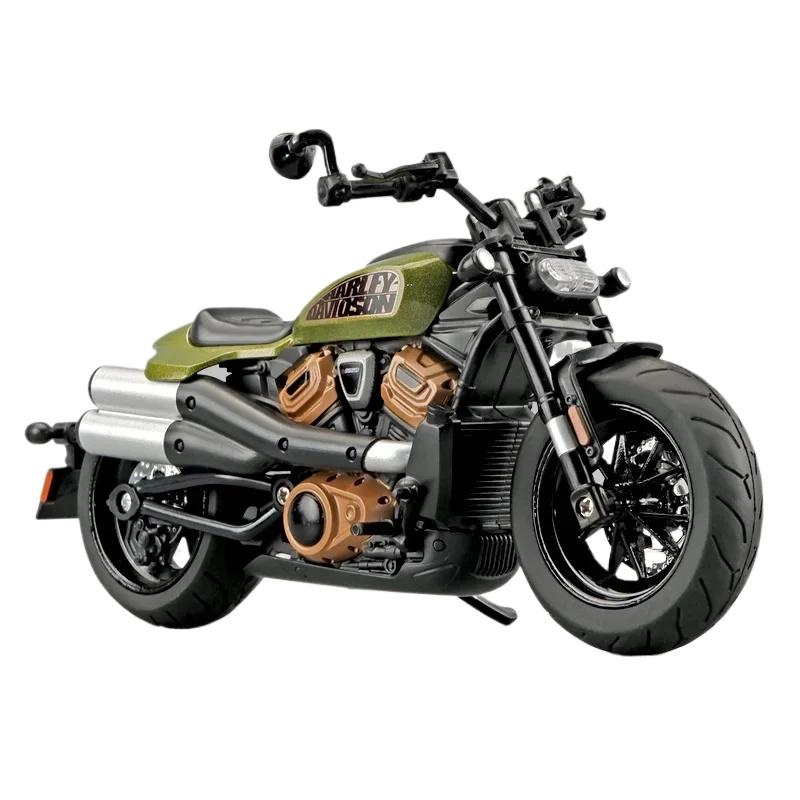 1/12 Модель мотоцикла Harley Davidson Sportster S из сплава, литая под давлением, гоночный мотоцикл, игрушка, подарок для детей, коллекция, миниатюрная машина зелёный
1/12 Модель мотоцикла Harley Davidson Sportster S из сплава, литая под давлением, гоночный мотоцикл, игрушка, подарок для детей, коллекция, миниатюрная машина зелёный