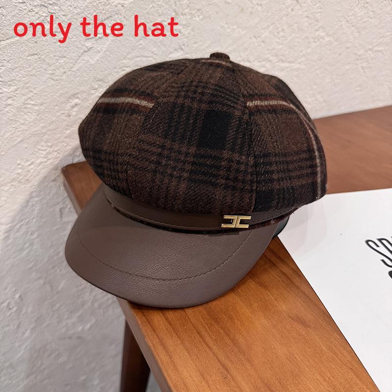 Fall Winter Trendy Plush Octagonal Beret With Grid Design For Fashion Womens
Fall Winter Trendy Plush Octagonal Beret With Grid Design For Fashion Womens