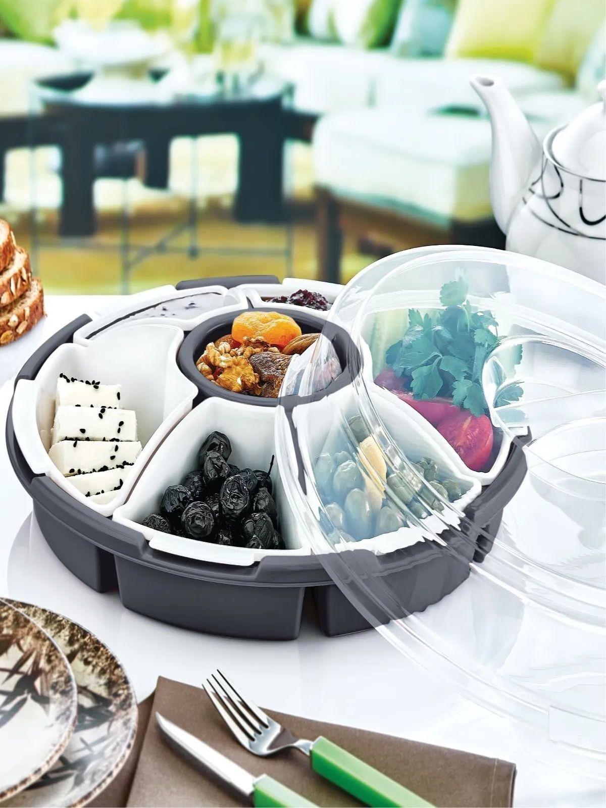 Набір для сніданку з 7 відділеннями та кришкою. Набір для зберігання сніданку
Набір для сніданку з 7 відділеннями та кришкою. Набір для зберігання сніданку