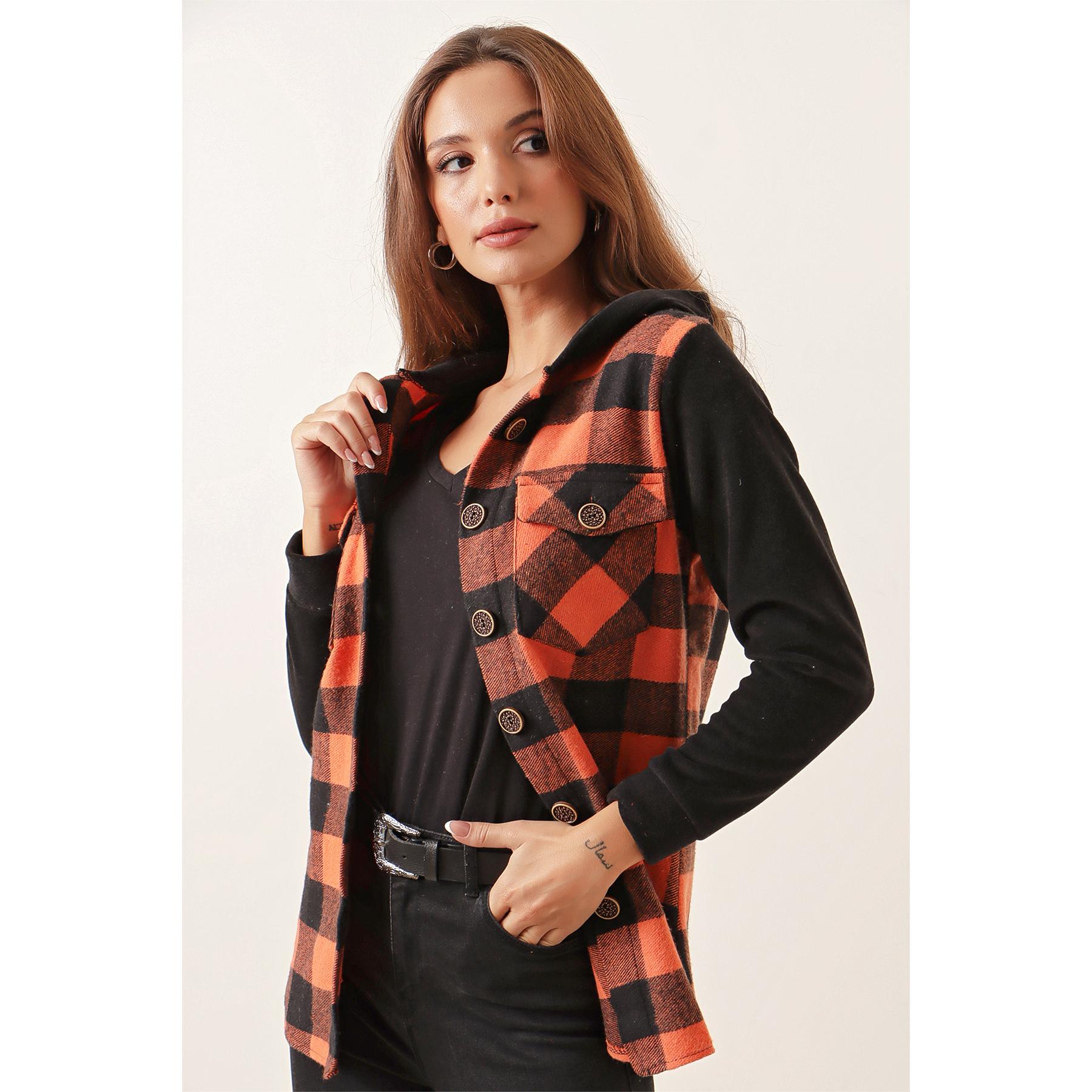 Рубашка дровосека с капюшоном и рукавами из флиса с двойным карманом
Рубашка дровосека с капюшоном и рукавами из флиса с двойным карманом