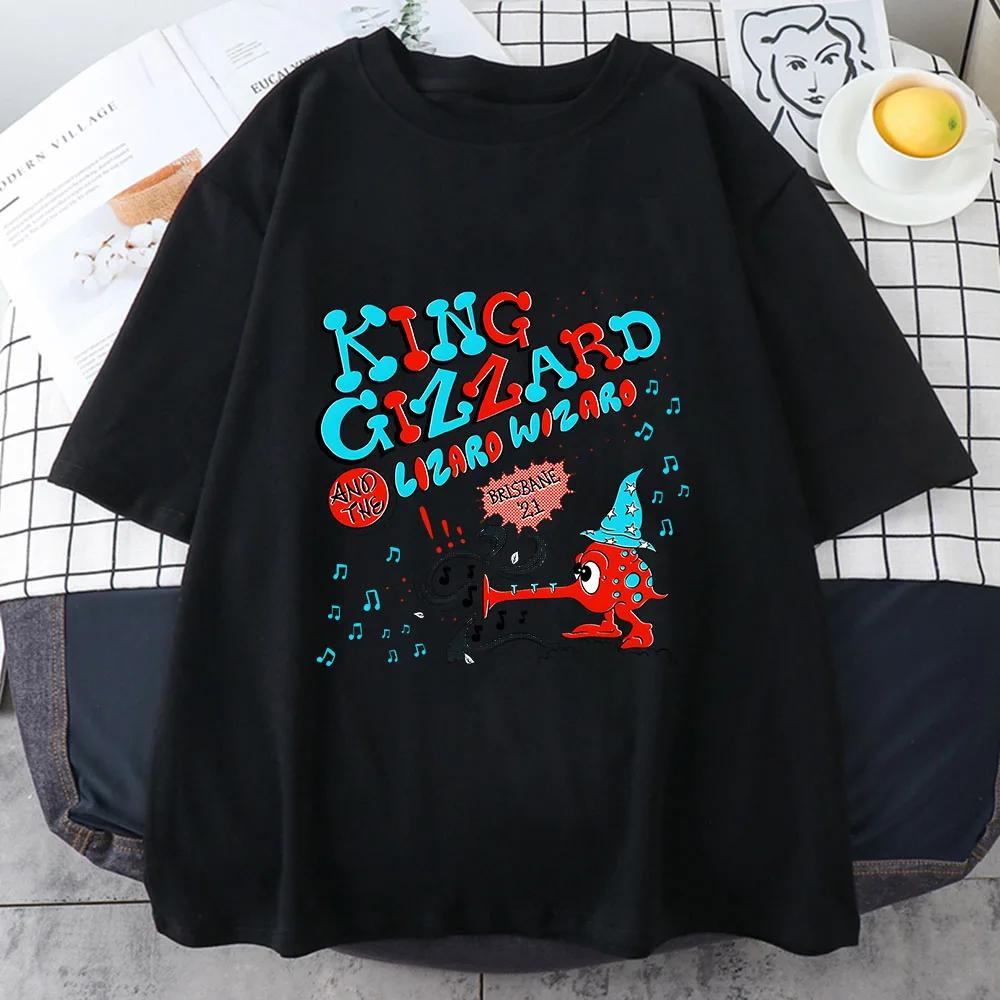 King Gizzard The Lizard Wizard Cartoon Tshirts Anime Graphic Tshirts 100 Cotton FemaleMale KawaiiCute Reduced Form Shirt 4XL
King Gizzard The Lizard Wizard Cartoon Tshirts Anime Graphic Tshirts 100 Cotton FemaleMale KawaiiCute Reduced Form Shirt 4XL