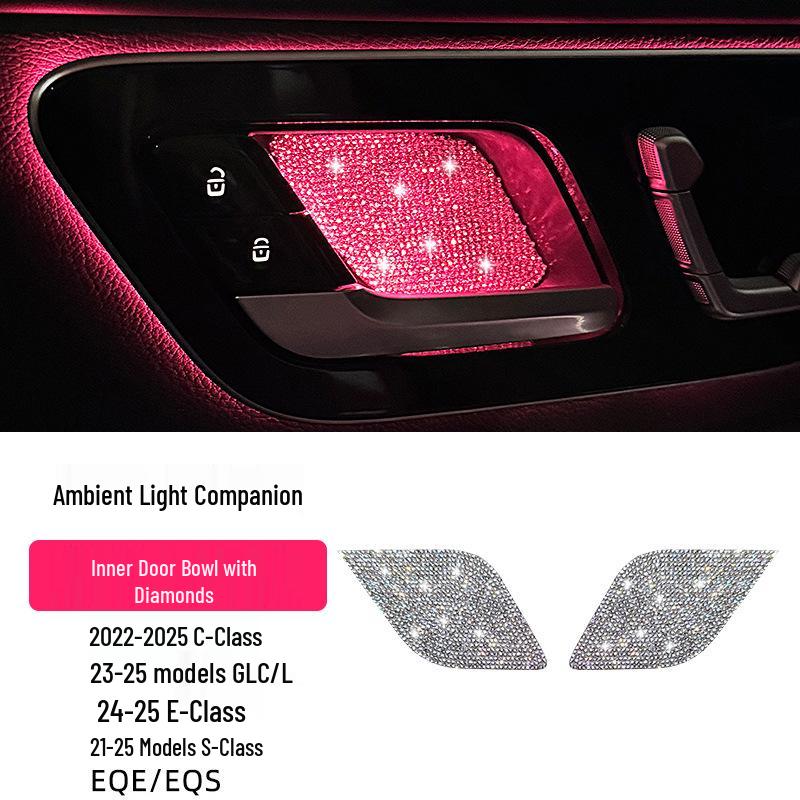 Mercedes-Benz C-Class E-Class GLB GLC Interior Diamond-Studded Door Handle Sticker
Mercedes-Benz C-Class E-Class GLB GLC Interior Diamond-Studded Door Handle Sticker