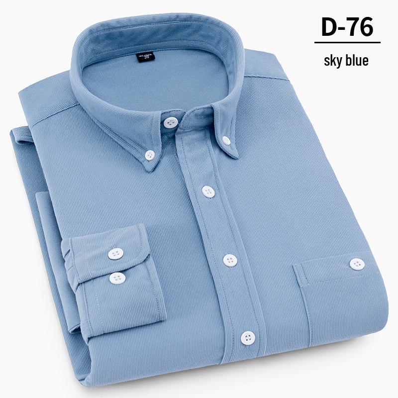 Men s Solid Color Corduroy Long Sleeve Shirt - Casual, Non-Iron, Middle-Aged & Young Fit 39 светло-синий
Men s Solid Color Corduroy Long Sleeve Shirt - Casual, Non-Iron, Middle-Aged & Young Fit 39 светло-синий