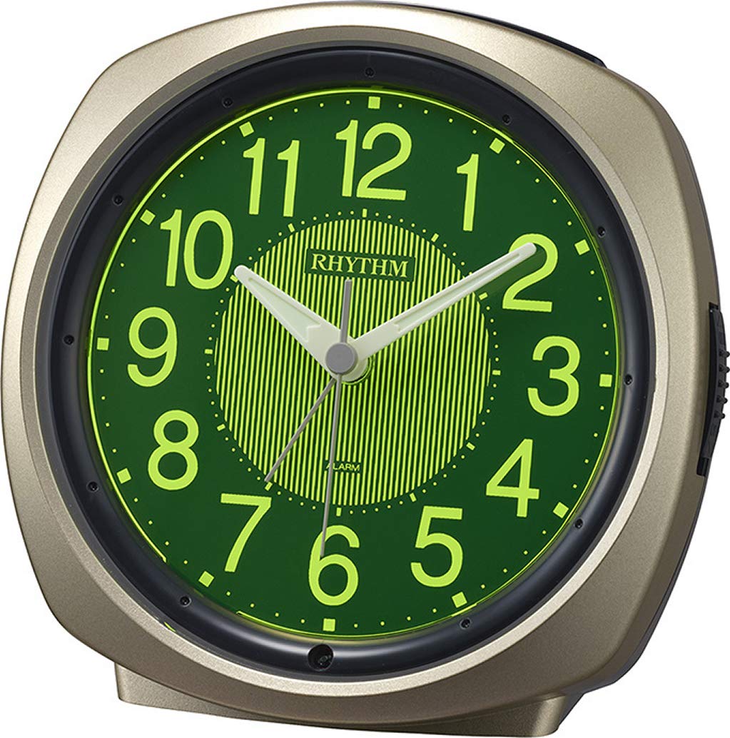 RHYTHM Alarm Clock Electronic Sound Alarm Continuous Second Hand Dark Automatic Lighting Light Gold 8RE673SR18 13x12.8x7.3cm
RHYTHM Alarm Clock Electronic Sound Alarm Continuous Second Hand Dark Automatic Lighting Light Gold 8RE673SR18 13x12.8x7.3cm