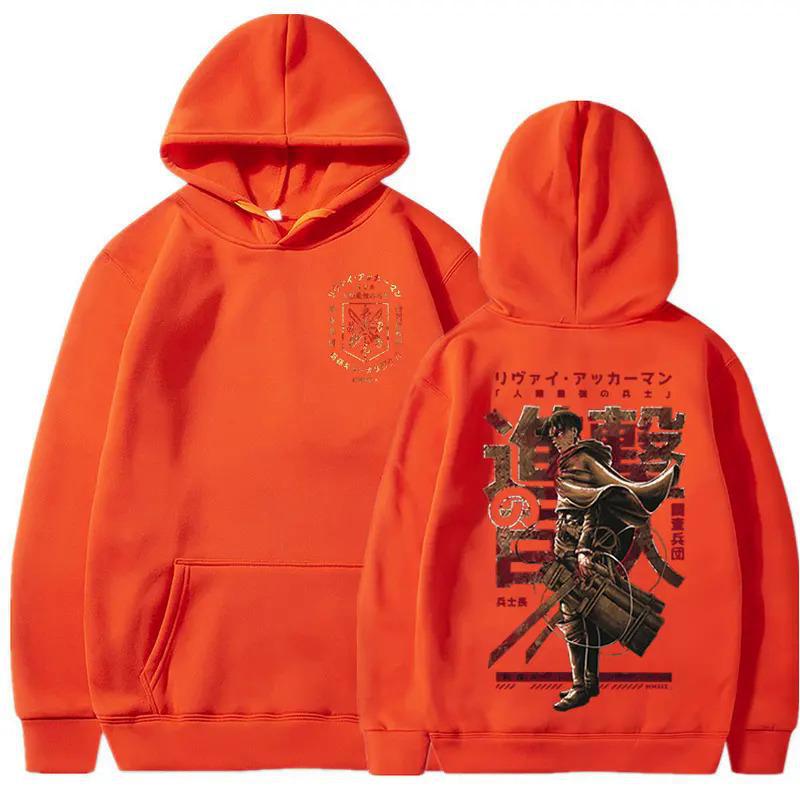 Горячая аниме-толстовка с капюшоном «Атака титанов» Levi XXXL оранжевый
Горячая аниме-толстовка с капюшоном «Атака титанов» Levi XXXL оранжевый