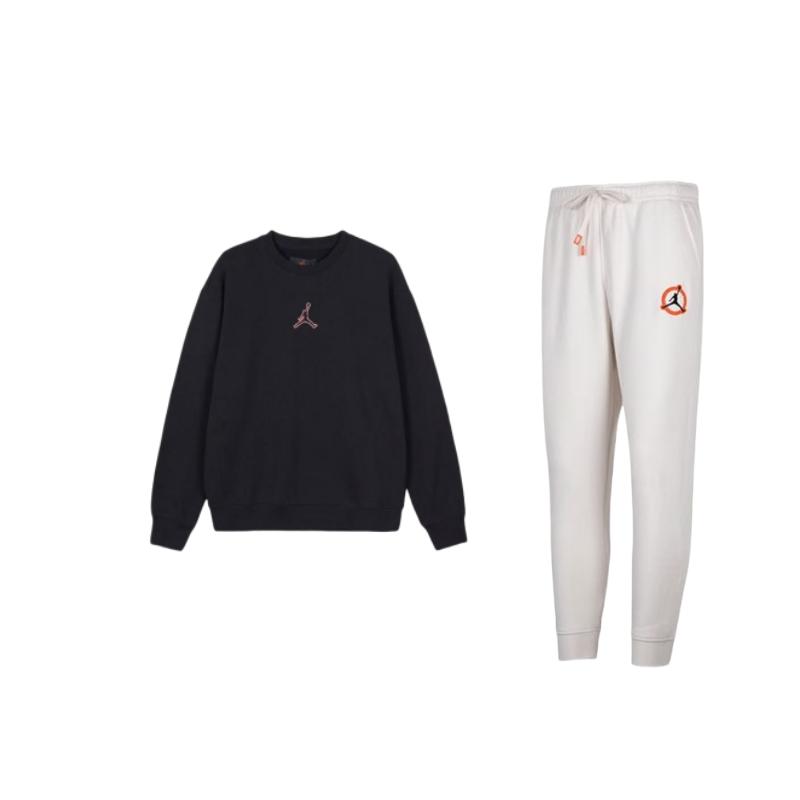 Jordan Logo Printed Crew Neck Pullover Long Sleeve Cuffed Pants Casual Sports Suit Men suit DV7597-030+FV4018-010 XXL
Jordan Logo Printed Crew Neck Pullover Long Sleeve Cuffed Pants Casual Sports Suit Men suit DV7597-030+FV4018-010 XXL