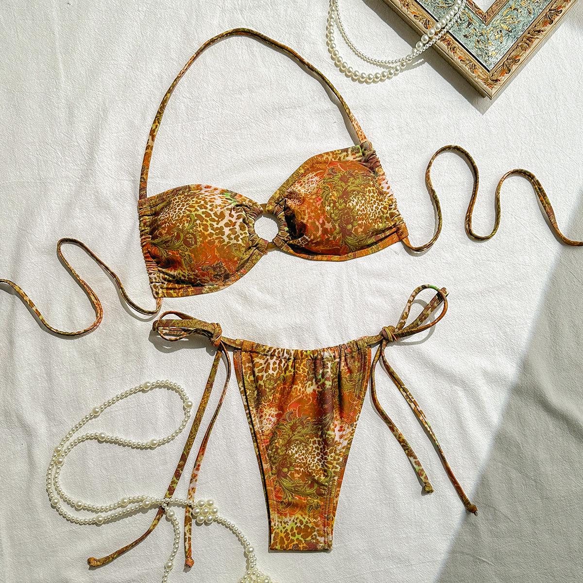 Women s Sexy All-Over Print Halter Tie-Up Push-Up Bikini Swimsuit Extra Large квітковий колір друку
Women s Sexy All-Over Print Halter Tie-Up Push-Up Bikini Swimsuit Extra Large квітковий колір друку