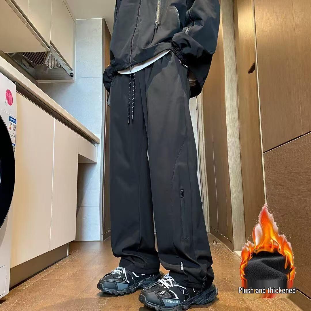 Men s Winter Fleece-Lined Windproof Waterproof Mountaineering Pants - Loose Straight-Leg Casual Long Pants M
Men s Winter Fleece-Lined Windproof Waterproof Mountaineering Pants - Loose Straight-Leg Casual Long Pants M