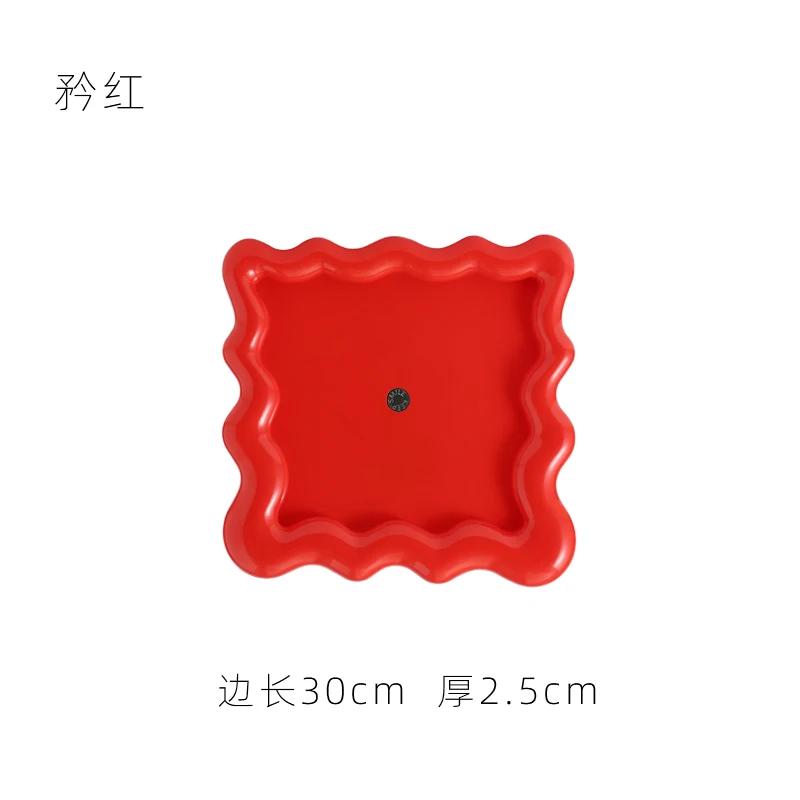Morden Wave Storage Tray Makeup Storage Plate Square Ripple Tray Jewelry Organization Deskstop Ornament Tea Table Decoration красный
Morden Wave Storage Tray Makeup Storage Plate Square Ripple Tray Jewelry Organization Deskstop Ornament Tea Table Decoration красный