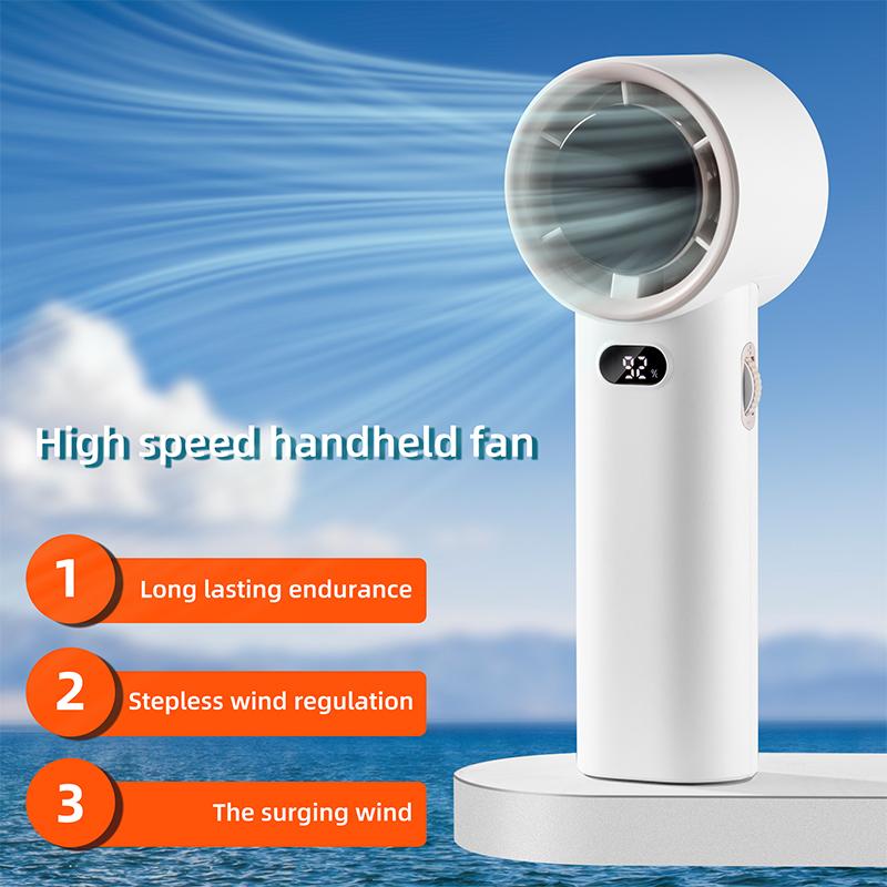K38 Portable Mini Summer Cooler Desktop Fan Handheld Fan for Office Home White 
K38 Portable Mini Summer Cooler Desktop Fan Handheld Fan for Office Home White