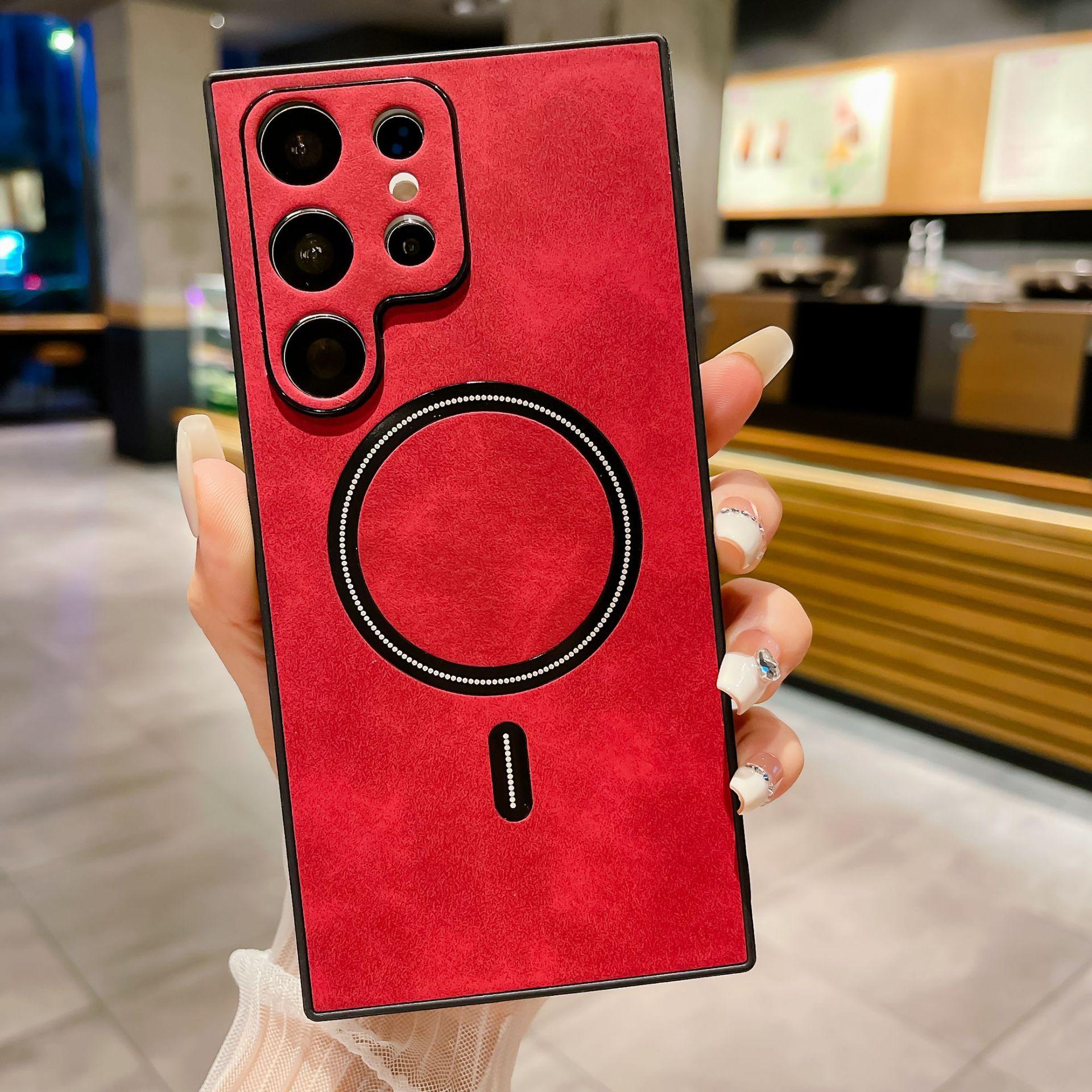 The Small Sheepskin Magnetic S25ultra Phone Case Is Suitable for The New Samsung S23 Protective Case and S24u Leather Case Note20plus/Note20ultra красный
The Small Sheepskin Magnetic S25ultra Phone Case Is Suitable for The New Samsung S23 Protective Case and S24u Leather Case Note20plus/Note20ultra красный