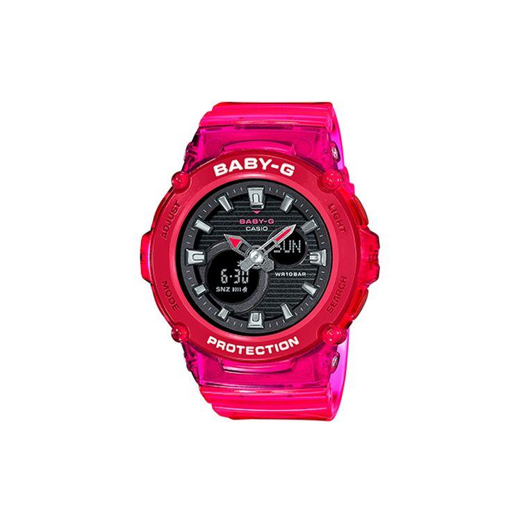Casio Baby-G Theme Series Colorful Transparent Jelly Red Fashion Waterproof Trend Quartz Movement Resin Strap Women Watches Black BGA-270S-4APR Regular Watch Box,Red
Casio Baby-G Theme Series Colorful Transparent Jelly Red Fashion Waterproof Trend Quartz Movement Resin Strap Women Watches Black BGA-270S-4APR Regular Watch Box,Red