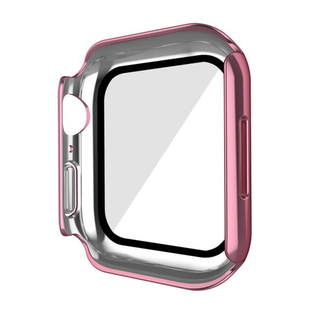 WANLONFENG For Apple Watch Series 9/8/7 41mm Electroplated Watch Case 2-in-1 PC Frame with Tempered Glass Silver
WANLONFENG For Apple Watch Series 9/8/7 41mm Electroplated Watch Case 2-in-1 PC Frame with Tempered Glass Silver