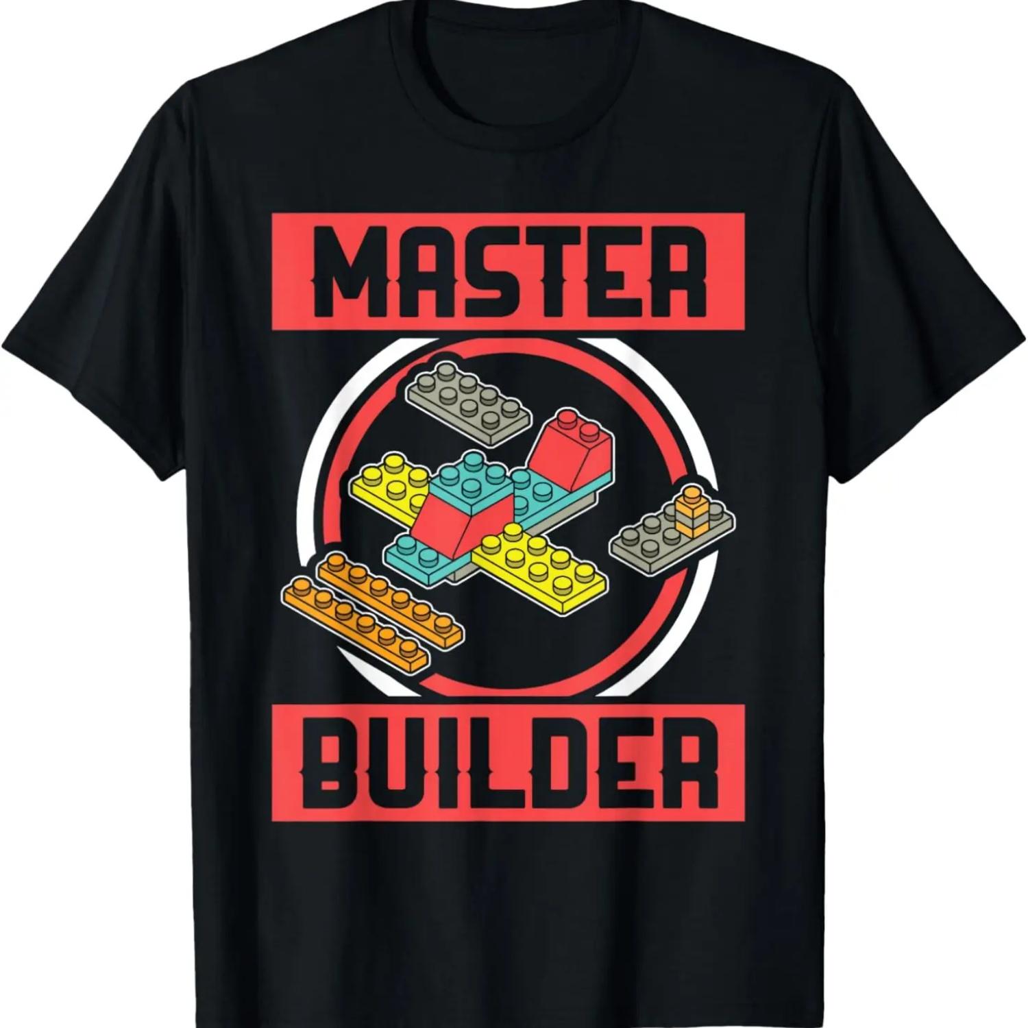 Master Builder Kids Building Blocks Birthday Bricks Boy Gift T-Shirt S чёрный
Master Builder Kids Building Blocks Birthday Bricks Boy Gift T-Shirt S чёрный