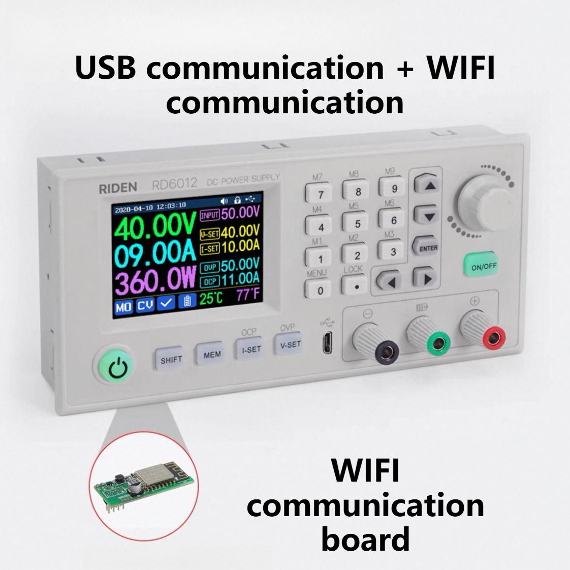 НОВИЙ RD6006/ RD6006P RD6006-W 60В 24А USB WiFi DC Регульований Понижуючий Настільний Блок Живлення Понижуючий Перетворювач 2,4-дюймовий Кольоровий Дисплей
НОВИЙ RD6006/ RD6006P RD6006-W 60В 24А USB WiFi DC Регульований Понижуючий Настільний Блок Живлення Понижуючий Перетворювач 2,4-дюймовий Кольоровий Дисплей