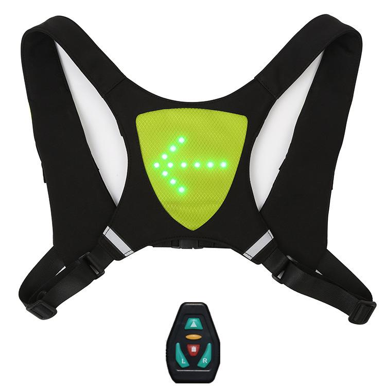 Светоотражающий светодиодный жилет для велоспорта с дистанционным управлением One Size жёлтый
Светоотражающий светодиодный жилет для велоспорта с дистанционным управлением One Size жёлтый