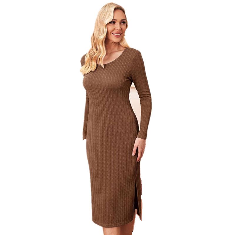 New style maternity dress, long-sleeved, loose-fitting on the sides, knitted ribbed maternity bodycon dress XXL коричневий
New style maternity dress, long-sleeved, loose-fitting on the sides, knitted ribbed maternity bodycon dress XXL коричневий