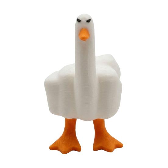 Middle Finger Duck Figurine 3D Printed Gesture Duck Statue Sculpture Home Office Desktop Decoration Ornament Humorous Gag Gift белый
Middle Finger Duck Figurine 3D Printed Gesture Duck Statue Sculpture Home Office Desktop Decoration Ornament Humorous Gag Gift белый