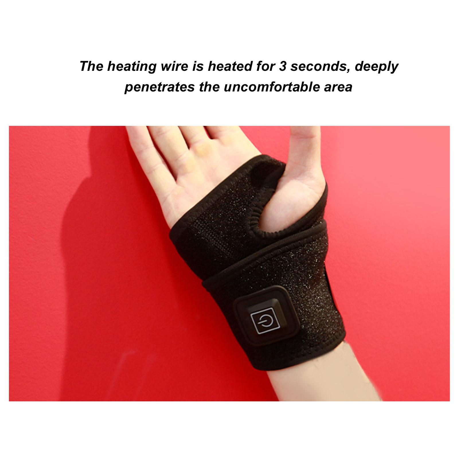 Wrist Heated Brace Pain Relief Improve Blood Circulation USB Electric Heating Wrist Bracers for Carpal Tunnel Syndrome
Wrist Heated Brace Pain Relief Improve Blood Circulation USB Electric Heating Wrist Bracers for Carpal Tunnel Syndrome