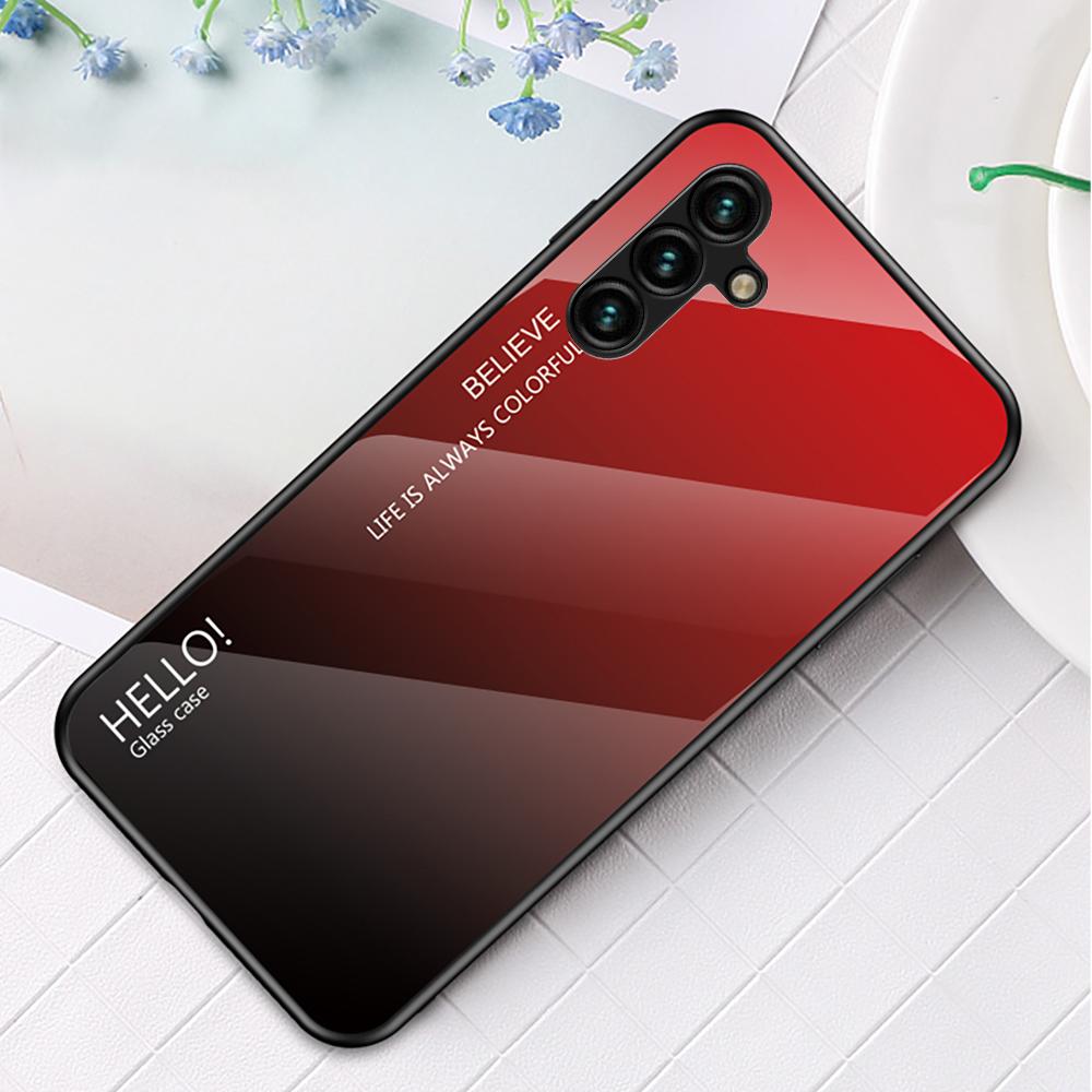 For Samsung Galaxy A24 4G (162.1 x 77.6 x 8.3mm) Gradient Color Back Slim Case PC+TPU+Tempered Glass Phone Cover Gradient Red Black
For Samsung Galaxy A24 4G (162.1 x 77.6 x 8.3mm) Gradient Color Back Slim Case PC+TPU+Tempered Glass Phone Cover Gradient Red Black