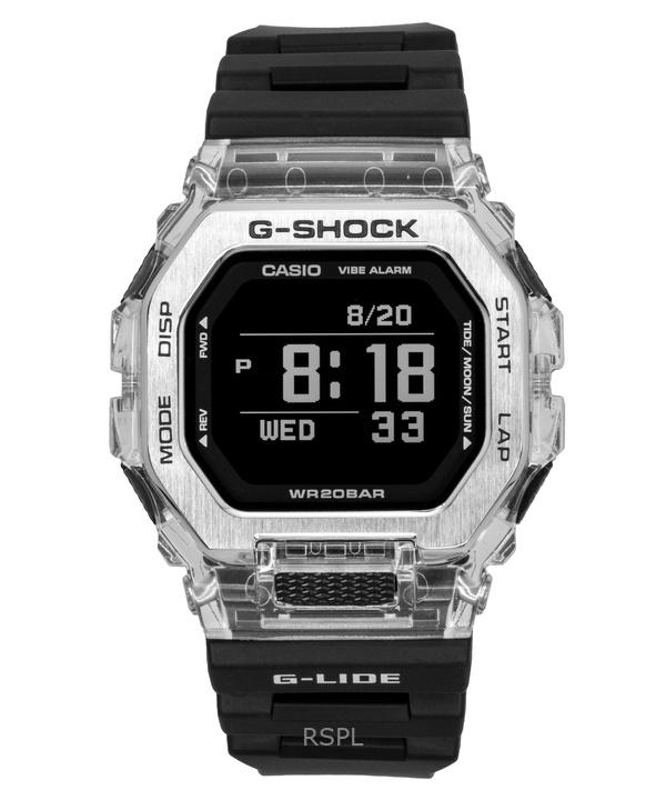 Casio G-Shock G-Lide Цифровые Смартфон Связь Ремешок из полимерной смолы Кварцевые GBX-100S-1 200М Унисекс Часы чёрный
Casio G-Shock G-Lide Цифровые Смартфон Связь Ремешок из полимерной смолы Кварцевые GBX-100S-1 200М Унисекс Часы чёрный