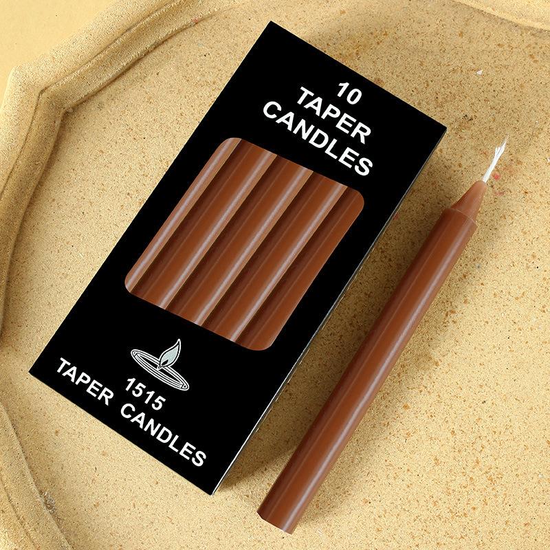 10 штук/в коробке Цветные длинные свечи-столбики для бытового освещения, ужина при свечах, западного ресторана, аварийного отключения электроэнергии, восковая свеча diameter 1.5 * 15cm coffee candle
10 штук/в коробке Цветные длинные свечи-столбики для бытового освещения, ужина при свечах, западного ресторана, аварийного отключения электроэнергии, восковая свеча diameter 1.5 * 15cm coffee candle