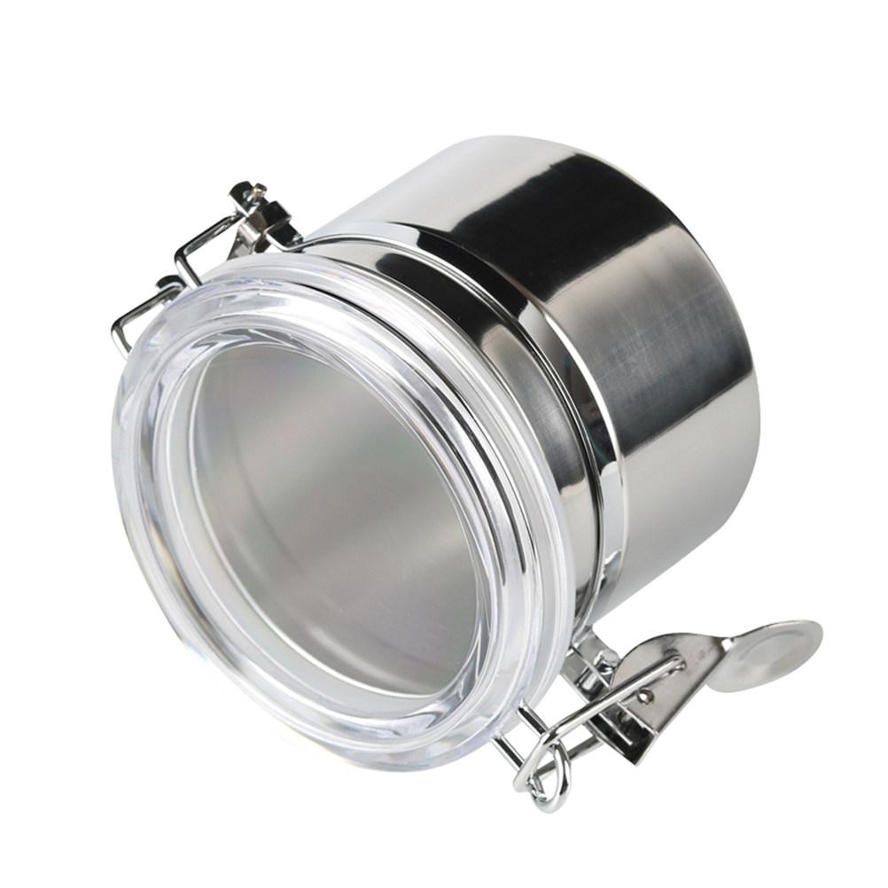 5 Inches Stainless Steel Sealed Food Storage Container Rustproof Airtight Can Coffee Beans Tea Leaves Pantry Kitchen Tool Food
5 Inches Stainless Steel Sealed Food Storage Container Rustproof Airtight Can Coffee Beans Tea Leaves Pantry Kitchen Tool Food