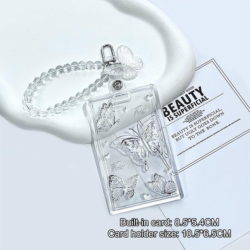 Акриловый держатель для фотокарточек с бабочкой, брелок против потери, 3 дюйма, прозрачный защитный чехол для айдолов, рукава для карточек, принадлежности
Акриловый держатель для фотокарточек с бабочкой, брелок против потери, 3 дюйма, прозрачный защитный чехол для айдолов, рукава для карточек, принадлежности