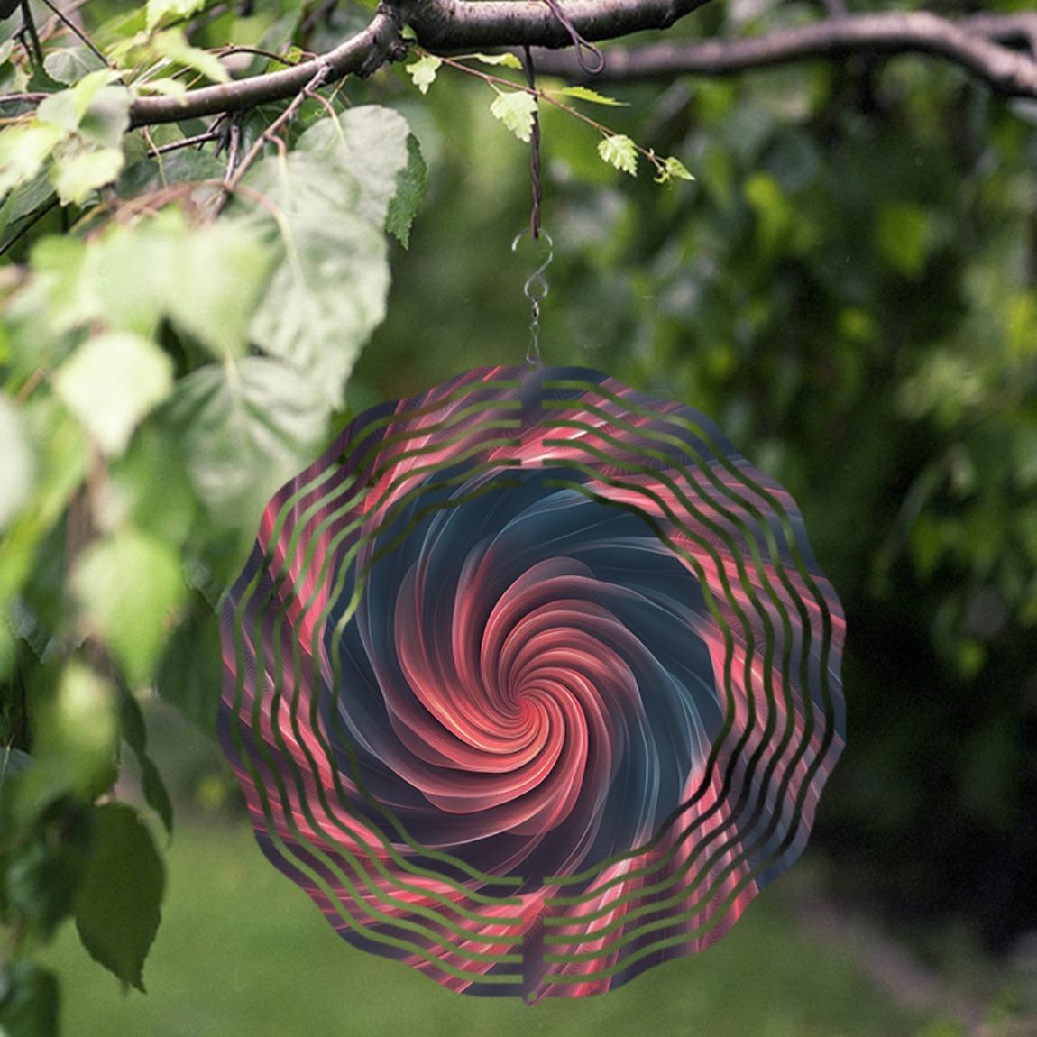 10-Inch Metal Wind Spinner for Garden & Patio – Black & Red Rustic Design, 360° Rotating Hook | Handcrafted Outdoor Decor for Yard, Balcony 01A
10-Inch Metal Wind Spinner for Garden & Patio – Black & Red Rustic Design, 360° Rotating Hook | Handcrafted Outdoor Decor for Yard, Balcony 01A