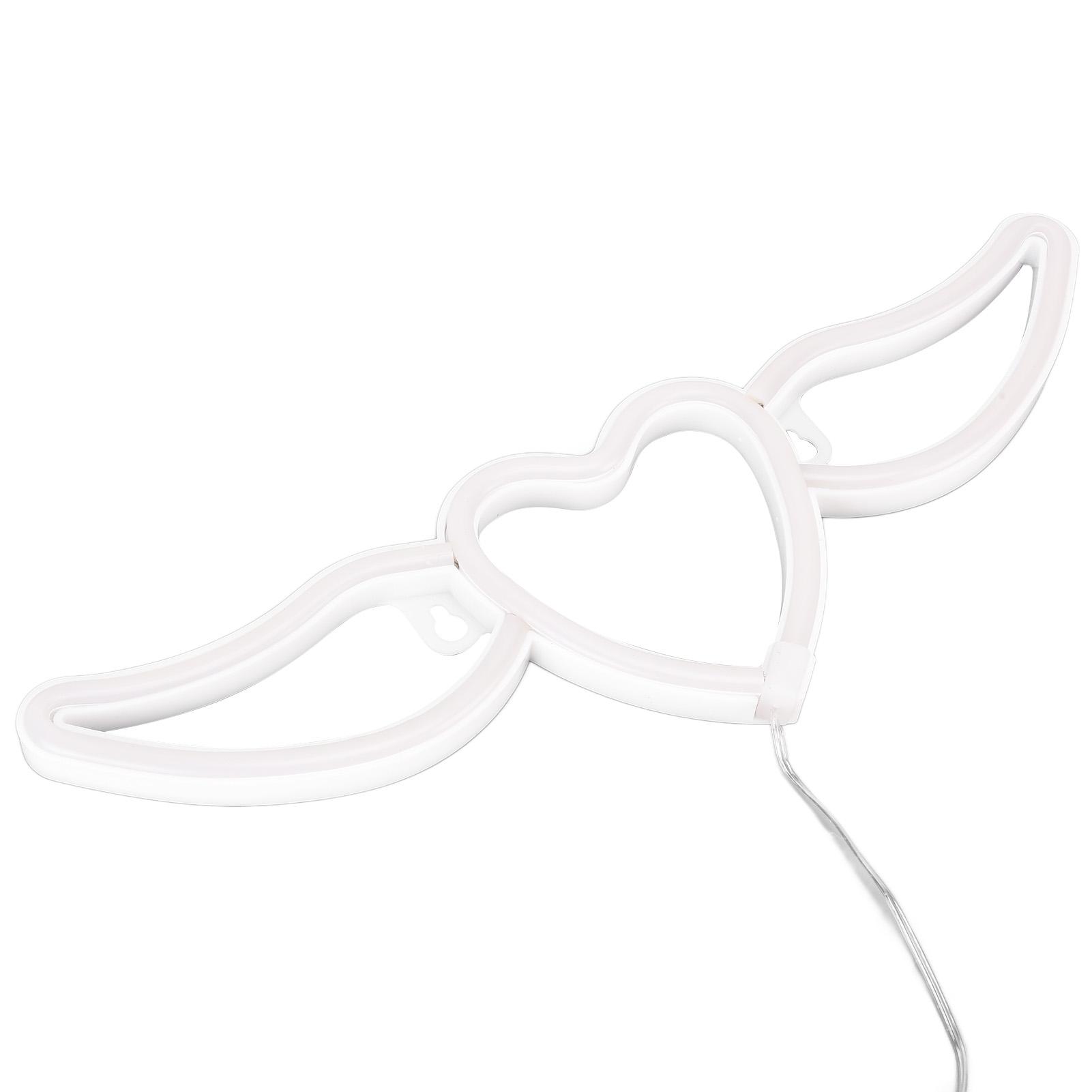 Heart Shaped Neon Light Safe Energy Saving Dual Power Heart Shaped Wings Neon Sign for Valentine s Day Wedding Type 2
Heart Shaped Neon Light Safe Energy Saving Dual Power Heart Shaped Wings Neon Sign for Valentine s Day Wedding Type 2