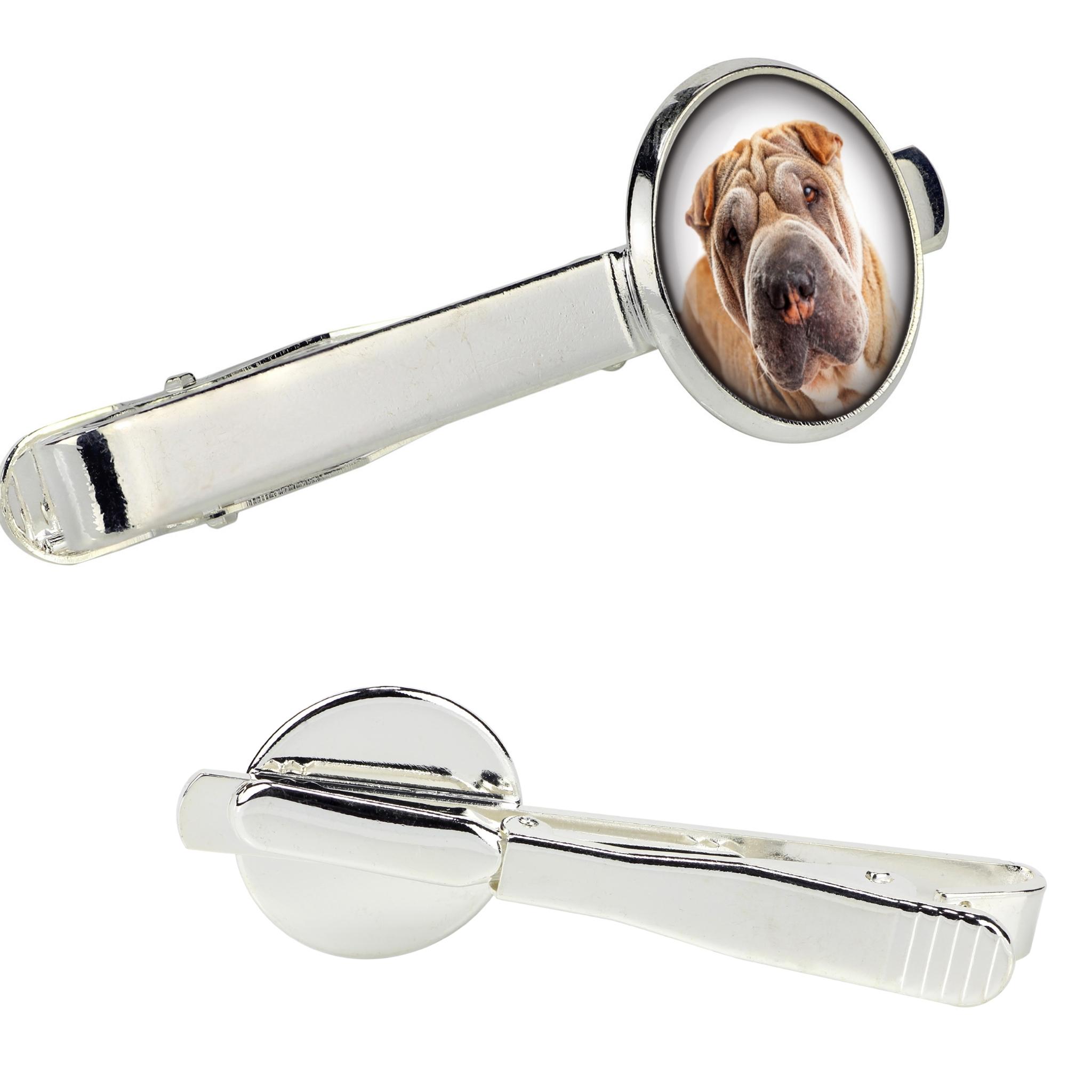 Shar Pei - tie clip in a box, stylish tie, personalized jewelry from the Art-Dog brand срібний
Shar Pei - tie clip in a box, stylish tie, personalized jewelry from the Art-Dog brand срібний