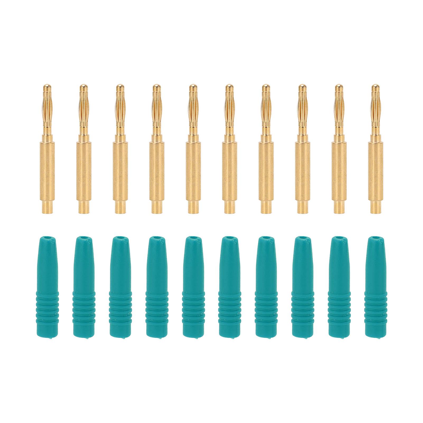10pcs Banana Plugs Gold Plated 2mm Male Connector Insulated Metal Plugs with Housing for Testing жовтий
10pcs Banana Plugs Gold Plated 2mm Male Connector Insulated Metal Plugs with Housing for Testing жовтий