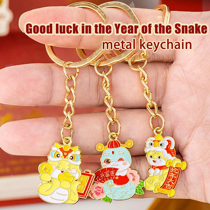 3Pcs Chinese Snake Year Lucky Keychain Pendant For Women Men Earphone Case Charm Car Keychain Cute Backpack Decoration Gifts
3Pcs Chinese Snake Year Lucky Keychain Pendant For Women Men Earphone Case Charm Car Keychain Cute Backpack Decoration Gifts