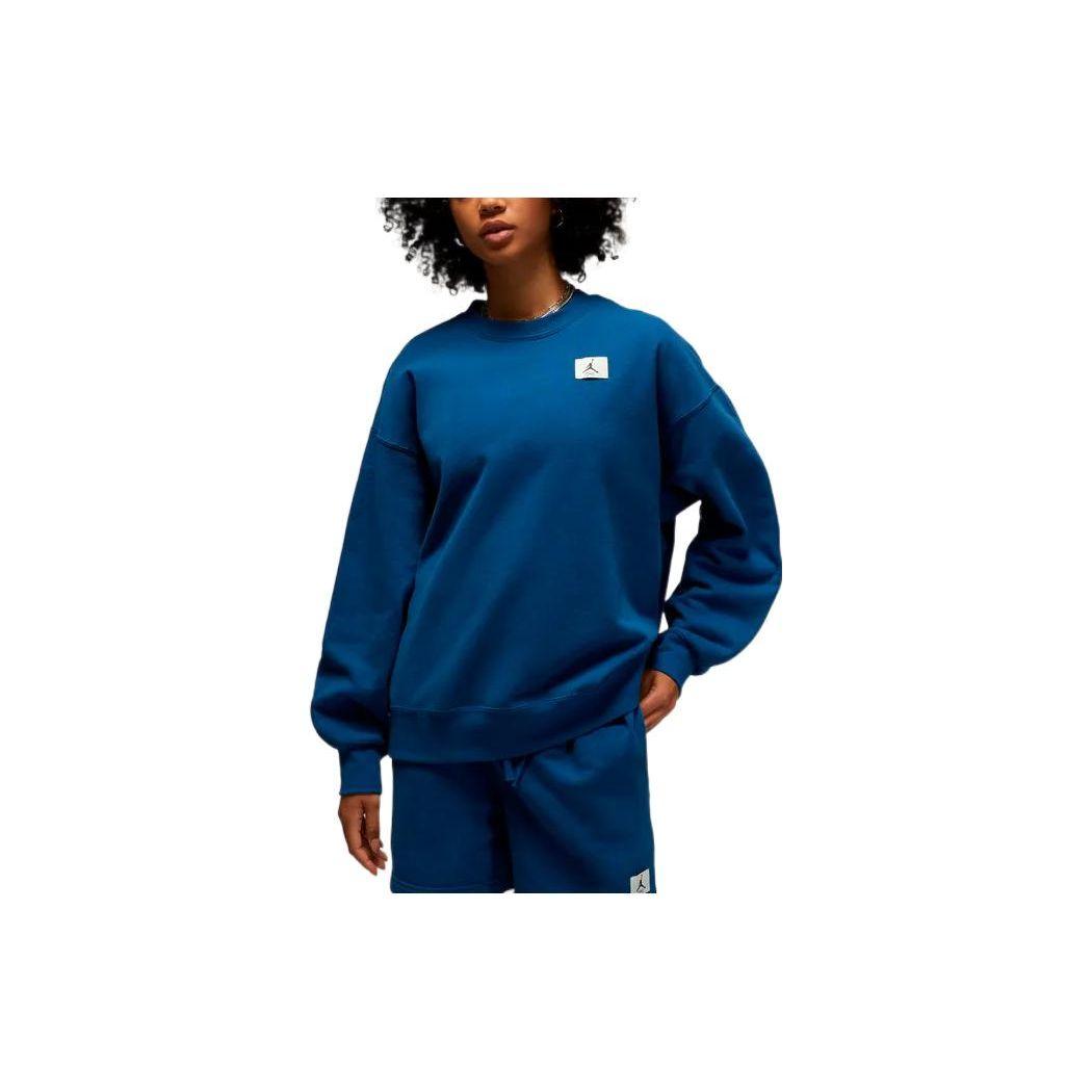 Jordan Flight Solid Logo Label Повседневная свободная флисовая толстовка с круглым вырезом и длинным рукавом Женская толстовка Синяя DQ4600-493 M
Jordan Flight Solid Logo Label Повседневная свободная флисовая толстовка с круглым вырезом и длинным рукавом Женская толстовка Синяя DQ4600-493 M