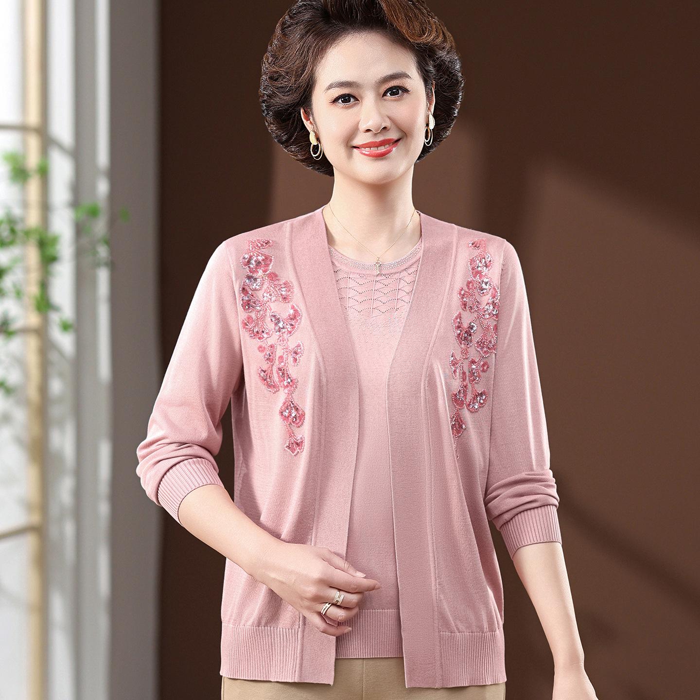 Mom s Stylish Spring Knitwear Two-Piece Cardigan Set for Middle-Aged and Elderly Women, 2026 Spring/Autumn Collection 4XL (Recommended 67.5-75 kg) розовый
Mom s Stylish Spring Knitwear Two-Piece Cardigan Set for Middle-Aged and Elderly Women, 2026 Spring/Autumn Collection 4XL (Recommended 67.5-75 kg) розовый