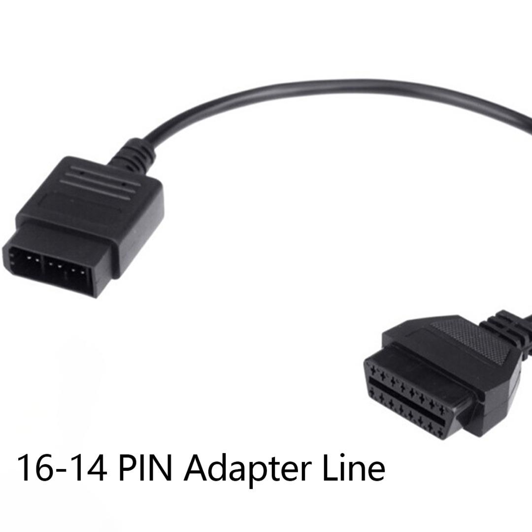 Pdtoweb для Nissan 14-контактный OBD1-16-контактный OBD2 диагностический инструмент адаптер кабель черный
Pdtoweb для Nissan 14-контактный OBD1-16-контактный OBD2 диагностический инструмент адаптер кабель черный