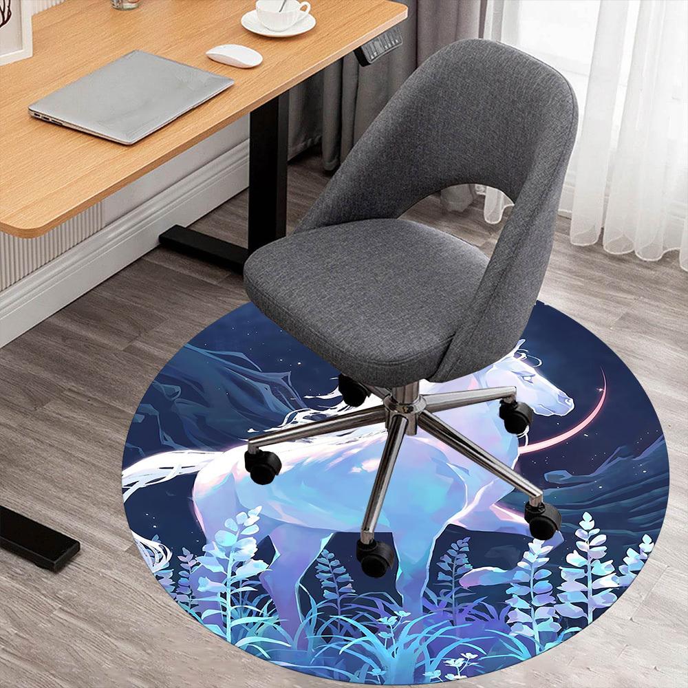 1pc Unicorn Fantasy Round Chair mat office Area Rug - Non-Slip, Floor Mat for Office, Bedroom, and Indoor Decor p127024 80cm by 80cm
1pc Unicorn Fantasy Round Chair mat office Area Rug - Non-Slip, Floor Mat for Office, Bedroom, and Indoor Decor p127024 80cm by 80cm