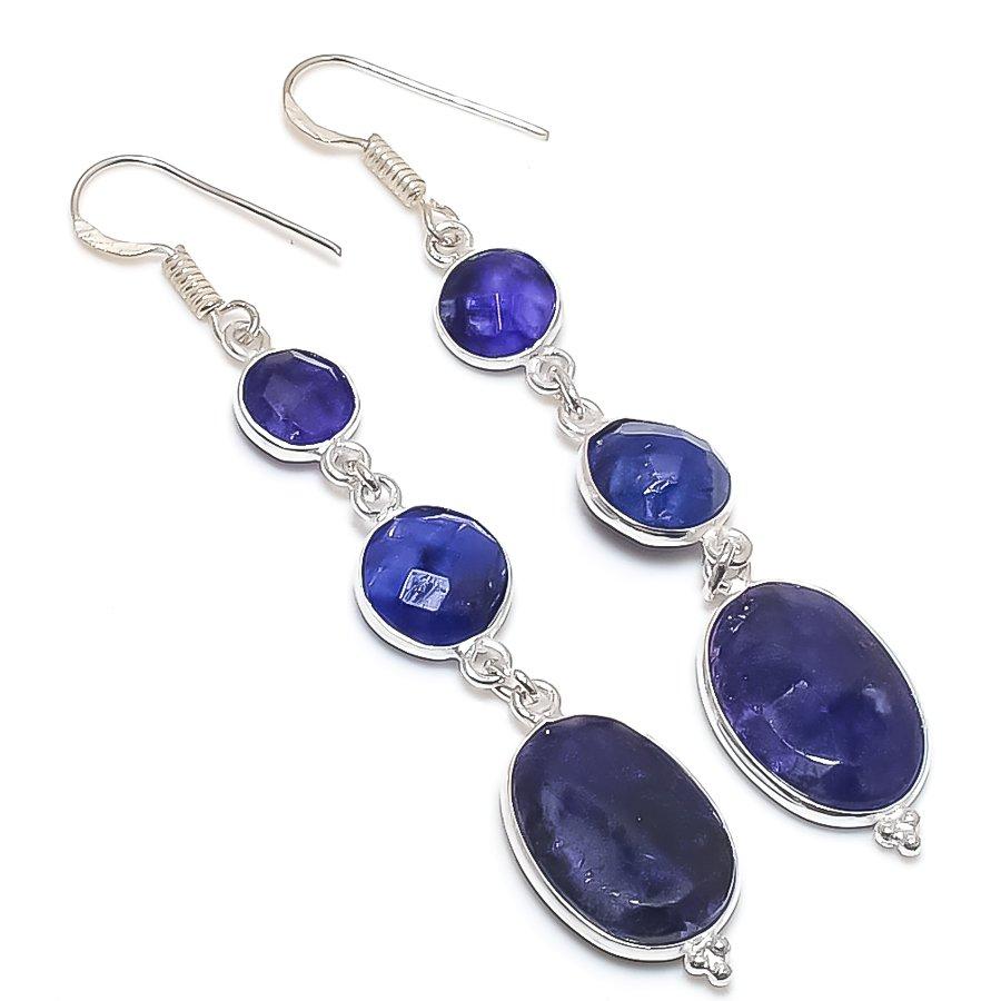 Натуральный сапфир(Смоделированный) Ювелирное изделие из стерлингового серебра 925 пробы Серьга 2,92 I9Q70
Натуральный сапфир(Смоделированный) Ювелирное изделие из стерлингового серебра 925 пробы Серьга 2,92 I9Q70